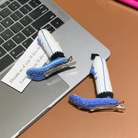 Вязаные заколочки#2