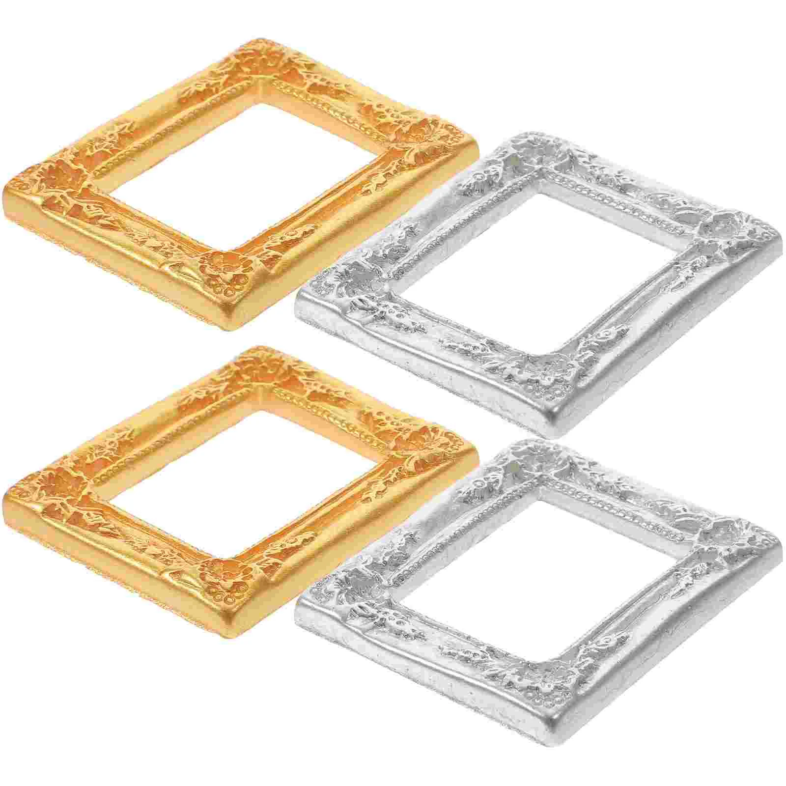 

Vintage Resin Photo Frame DIY Crafts Making Miniature Decor Micro World Adornment House Ornament Landscape Picture