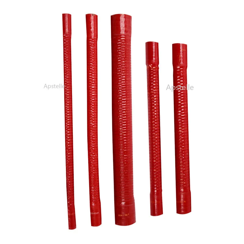 

Red Universal High Pressure High Temperature Rubber Joiner Water Radiator Tube for Air Intake 40~100mm Silicone Flexible Hose