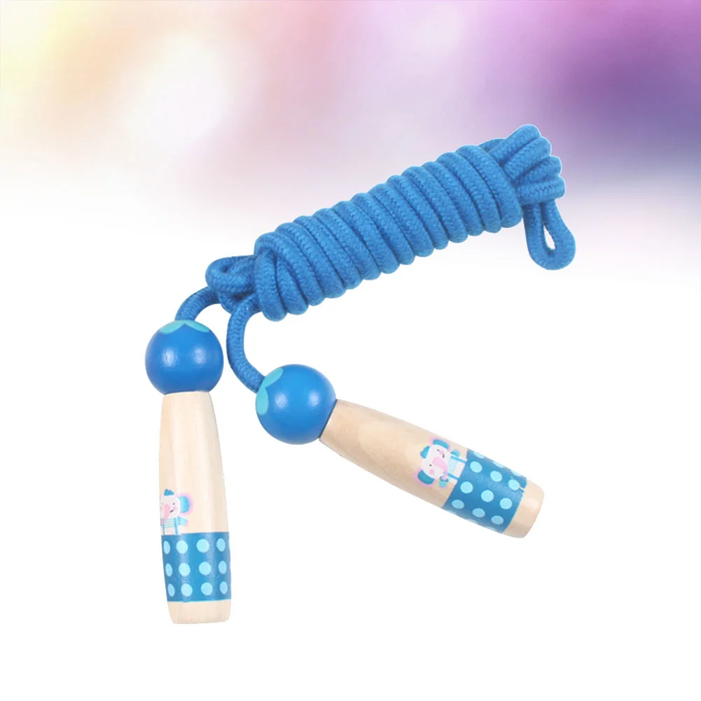 

Out Door Toys Kids Jump Rope Jumping Sports Equipment Wood Skipping Wooden Student