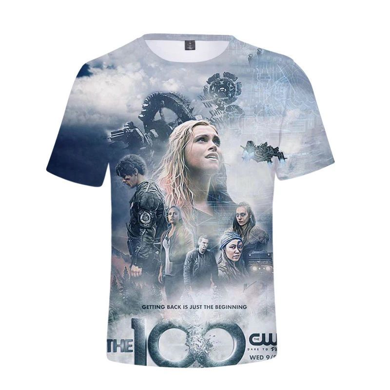 

Famous TV Series The Hundred The 100 3D Print T Shirts Unisex Fashion Casual Summer Trendy Tops Funny Harajuku Clothes