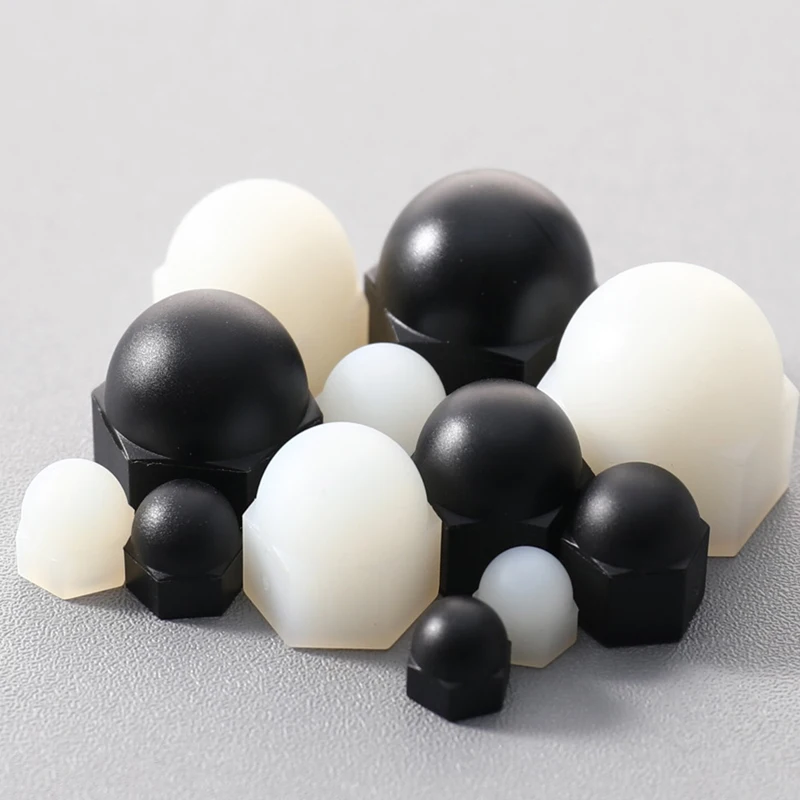 

10Pcs Dome Protection Cap Covers Exposed Hexagon PE Nut Bolt for Car Maintenanc Car Accessories