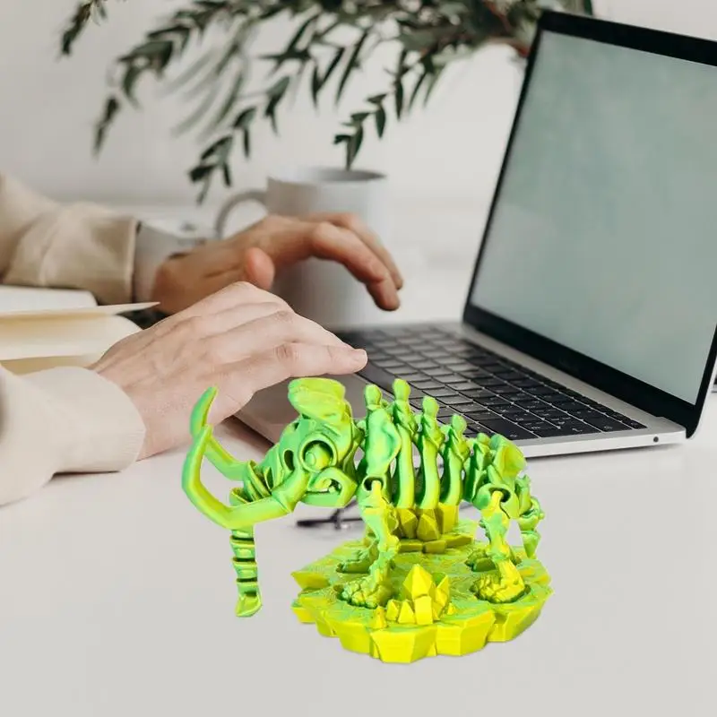 Игрушка-антистресс в виде слона с 3D рисунком подвижная игрушка древнего модель