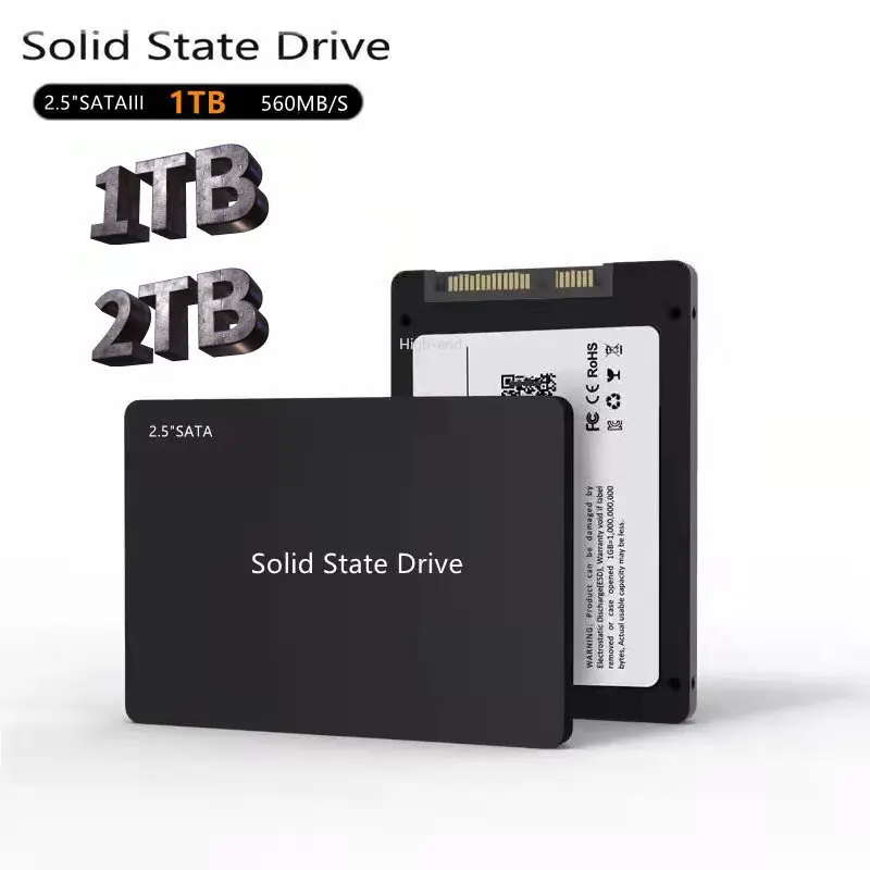 SATA 3 Hard Drive M.2 Ssd Internal SSD TLC Hard Drive SATA 3 2 TB /1 TB SSD for Laptops and Desktops Ssd Storage Device