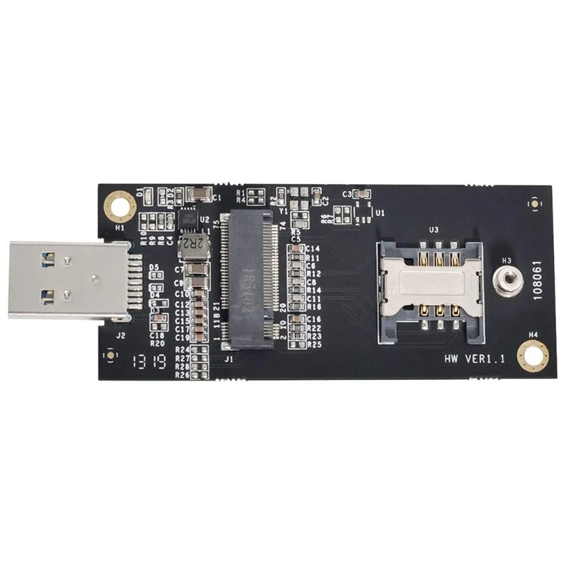 

NGFF M.2 B-ключ к USB 3,0 беспроводной адаптер со слотом для SIM-карты для WWAN LTE 4G модуль
