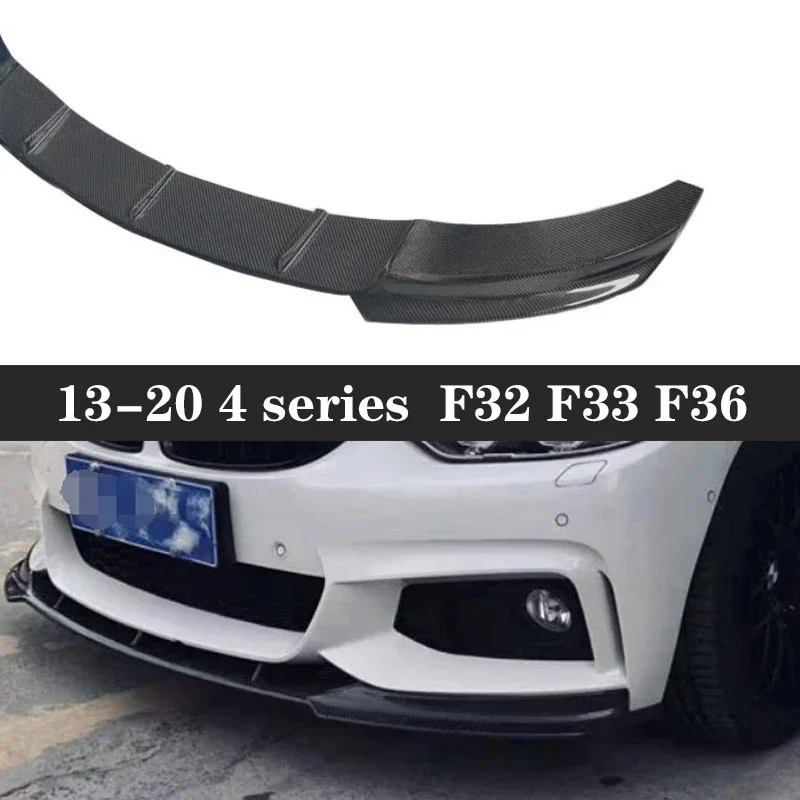 Передняя губа переднего бампера из углеродного волокна для BMW 4 серии F32 F33 F36 420i 430i