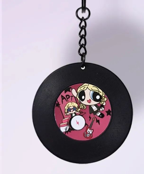 Bruno Mars ROSE MINI Музыка Винил LP NFC Брелок APT Альбом Gone Play Songs Ожерелье Косплей Подвеска CD