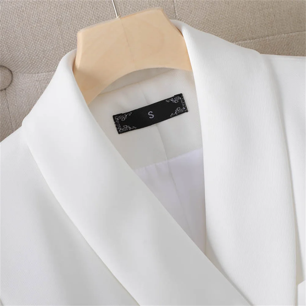 Elegant Women's Suit Korean 2023 New in Casual Blazer Skirt Short Sets Formal Business Office Ladies Jacket Skirt Matching Set