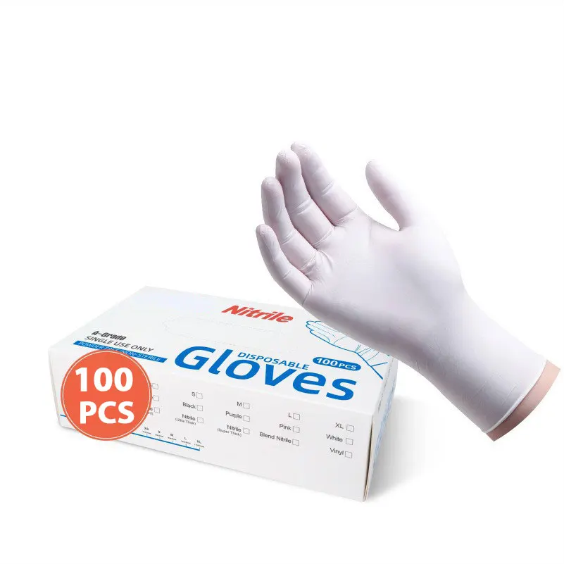 

Одноразовые нитриловые перчатки чёрные