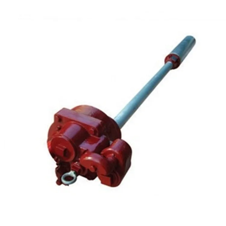 

Gas station fuel dispenser red jacket with pipe tank submersible pump with motor