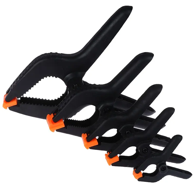 

1Pc 2 "3" 4" 6" 9" Inch Woodworking Spring Clip Toggle Clamps DIY Tool Plastic Nylon Multifunctional Clip Photography Model Clip