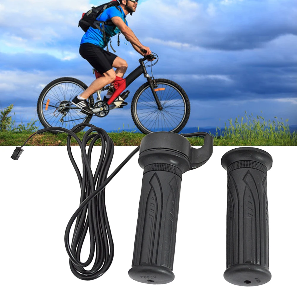 

E-Bike Twist Throttle 36V 48V Speed Display Handlebar Electric Scooter Speed Handlebar Sets E-Cycling Accelerator Grip
