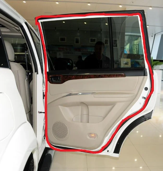 

Цельное резиновое уплотнение двери для Pajero Sport KH 2007-2014 5725A329 Уплотнитель для Montero Sport с зажимами не для L200