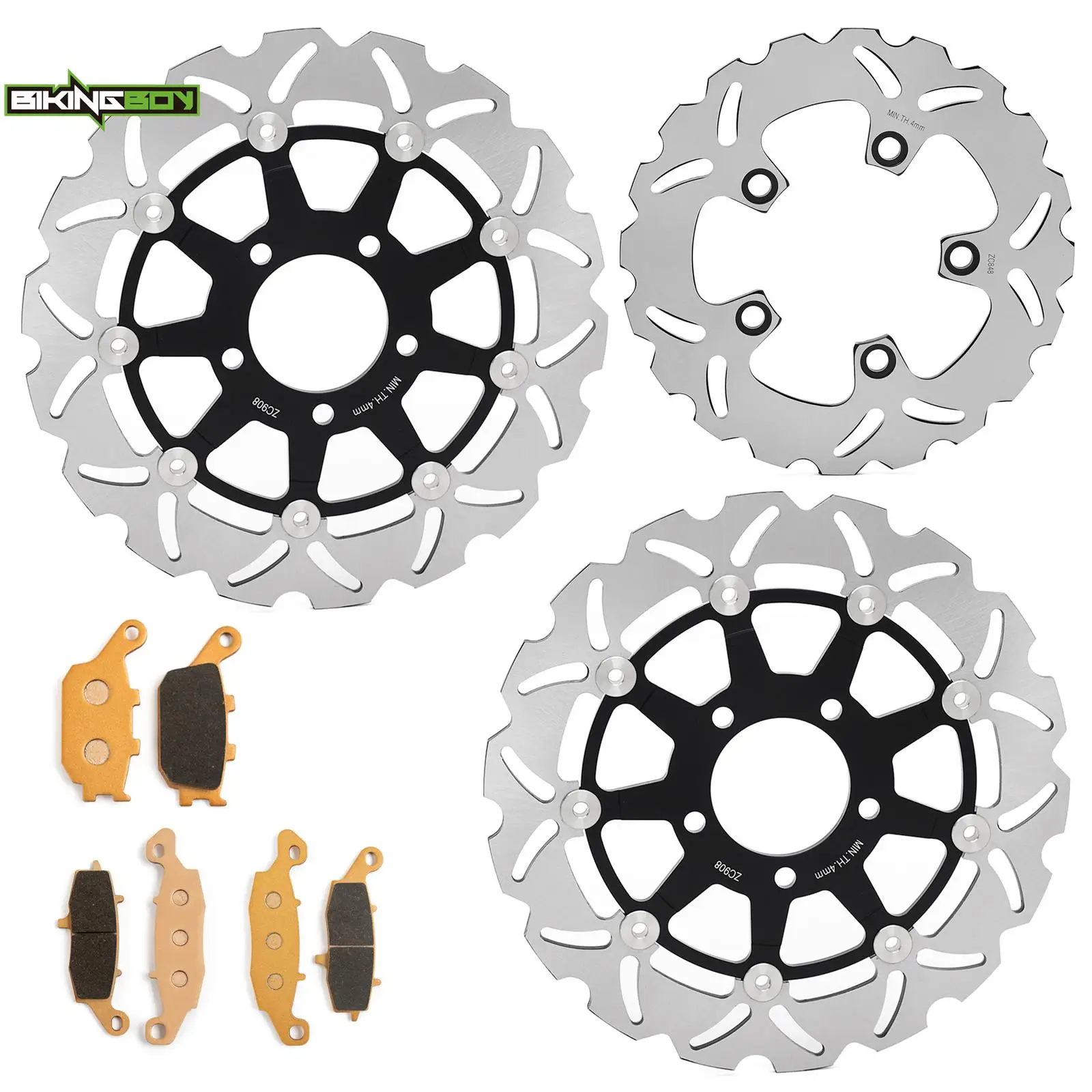 BIKINGBOY для Suzuki SV 650 S 2003-2012 2011 SV650 03 04 05 06 07 08 09 10 K3 K4 K5 K6 Передние и задние тормозные