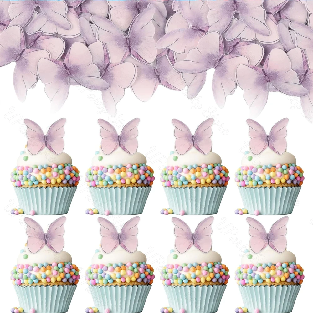 48 шт. декоративные бабочки для торта