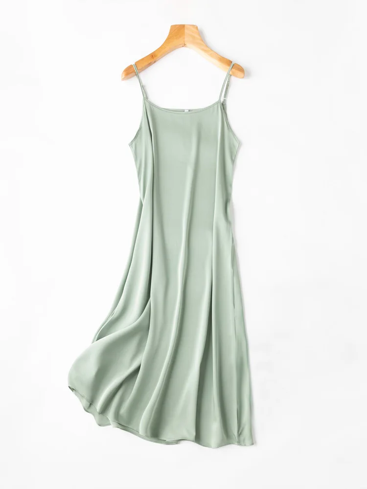 Шелковое Платье На Бретелях Купить