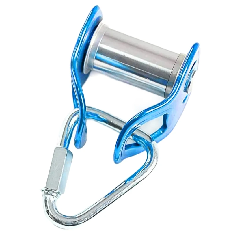 Шкив Slackline со стальным ползунком и карабином. Учебные принадлежности для шкива