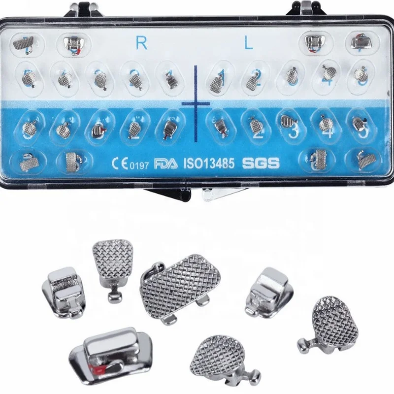 

Ортодонтический металлический скобки для стоматолога