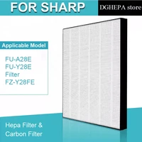 replacement fz y28fe true hepa filter for sharp fu a28 fu a28e fu y28 fu y28e air purifier parts