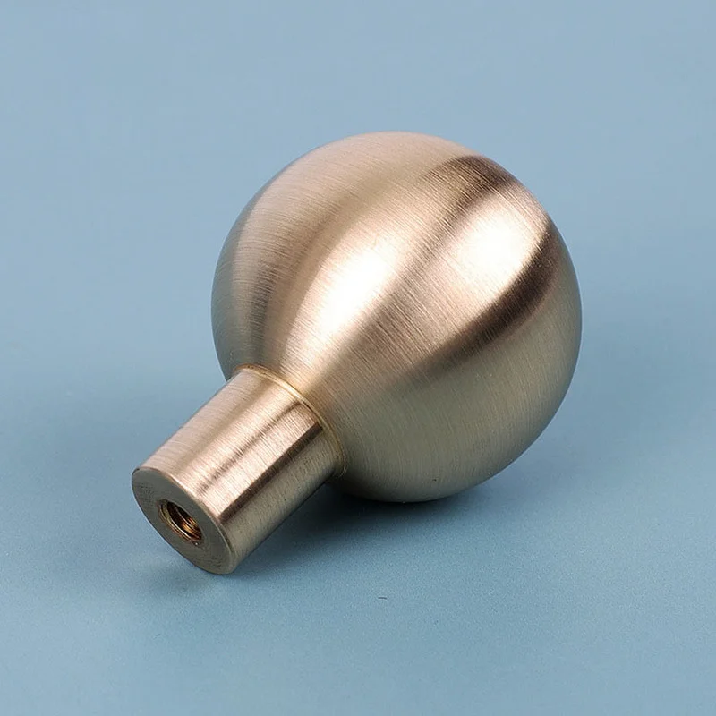 Простая ручка и ручки Золотая круглая французская Скандинавская для выдвижного