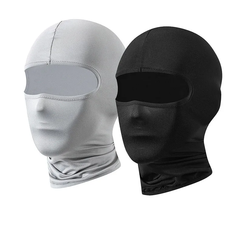 

Outdoor Cycling Headgear Breathable Elastic Caps Windproof Face Masks Hood Neck Warmer Protector Beanies Balaclava Solid Color