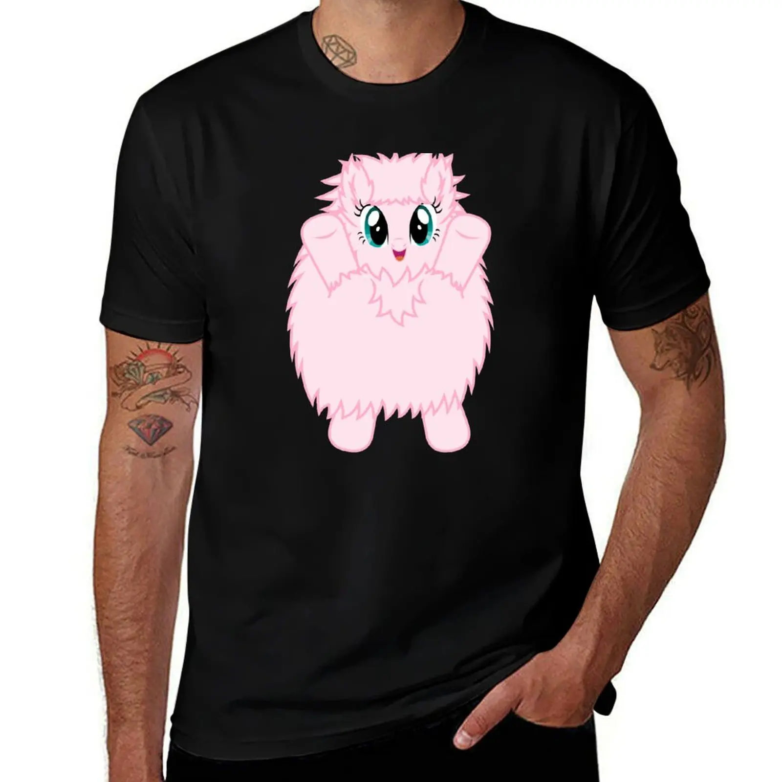 Футболка Pouncing Puff хлопковые футболки с рисунком синие арховые мужские винтажные