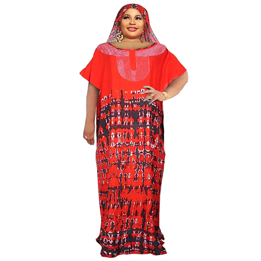 

Африканская Женская юбка большого размера, наряды с принтом Дашики, макси-халат, мусульманский хиджаб Дубай, женская одежда