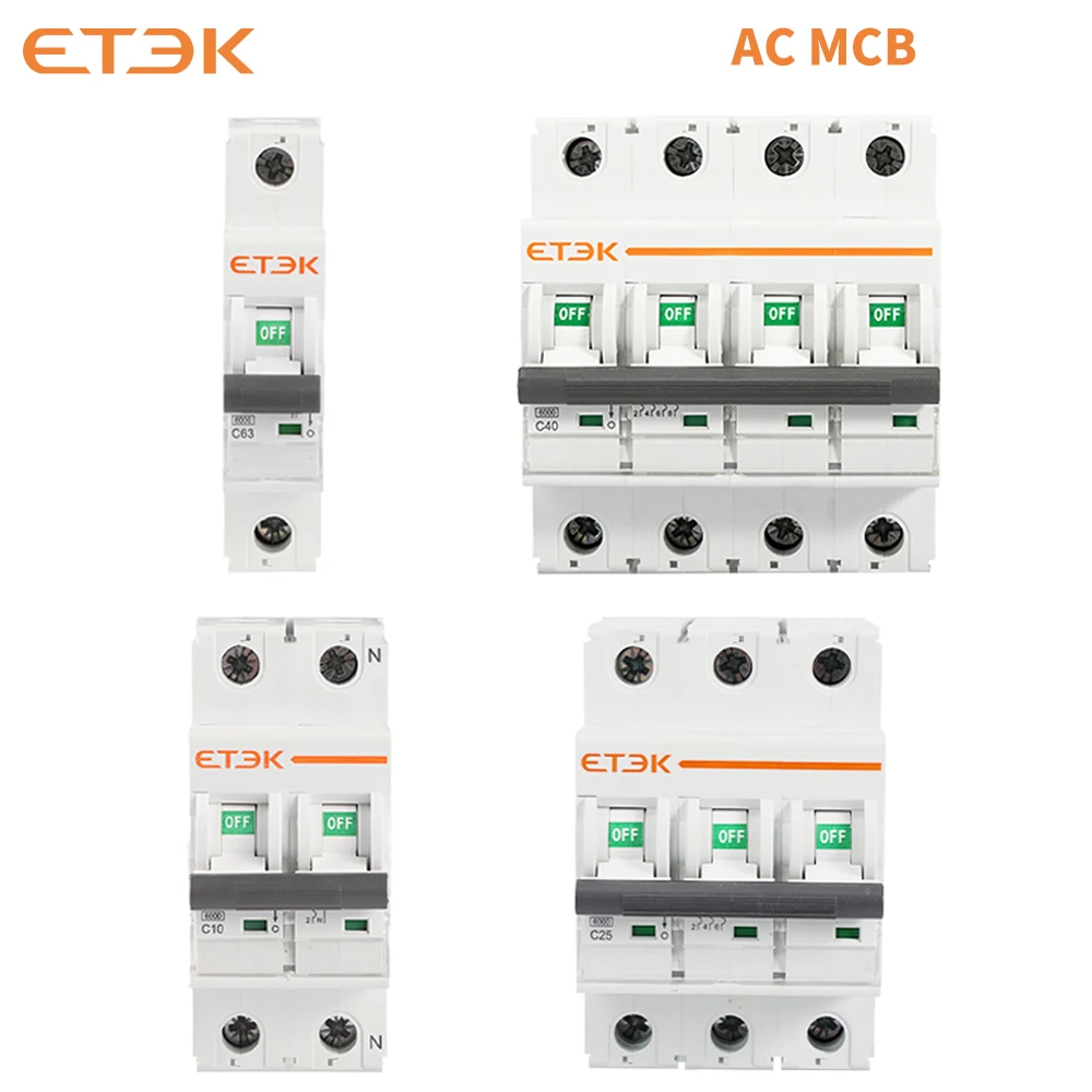 

Автомат ETEK EKM3 1P 2P 3P 4P