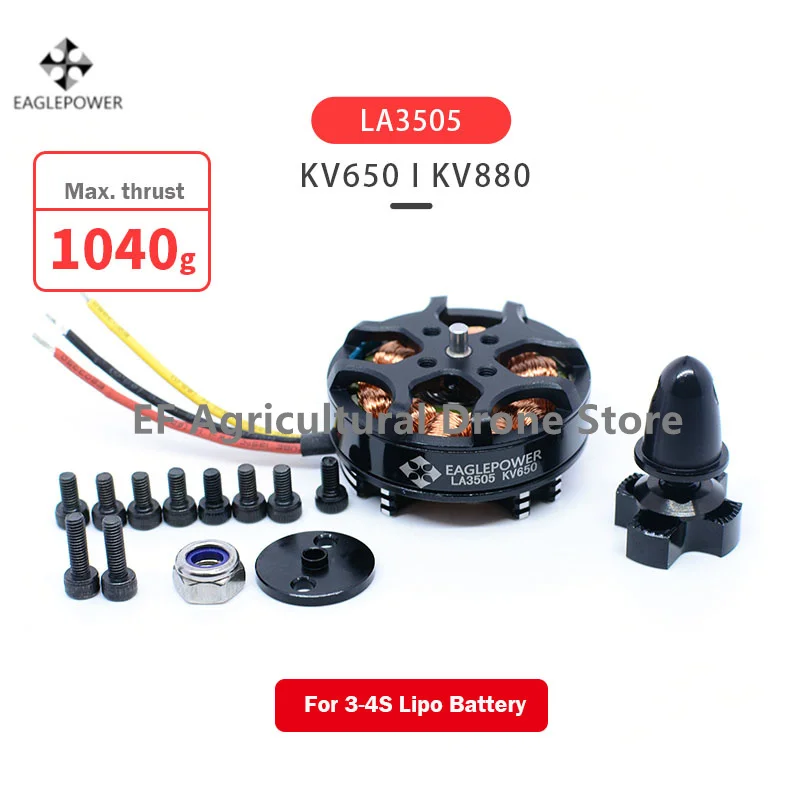 

Eaglepower LA3505 650KV 880KV Brushless Motor for FPV Muiltcopter Drones 1pc