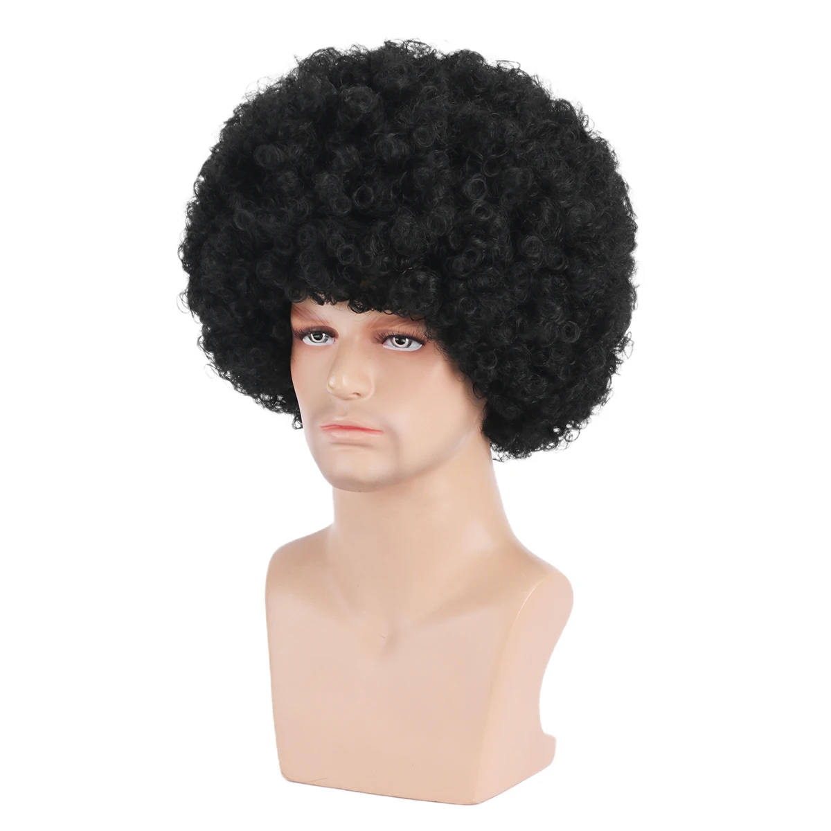 12-дюймовый Короткий Рулонный Мужской Синтетический Парик В Стиле Хип-хоп