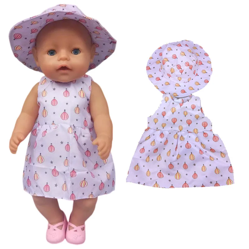 Для кукольного платья 43 см соломенная шляпа для куклы 18 дюймов летнее платье и от