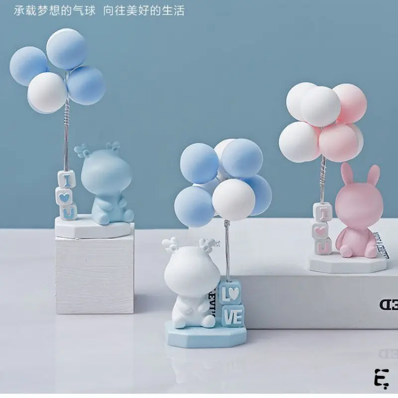 

Balloon Doll Ornaments Crafts Living Room Room Creative Cute Home TV Cabinet Decorations Resin Small Ornament home decor