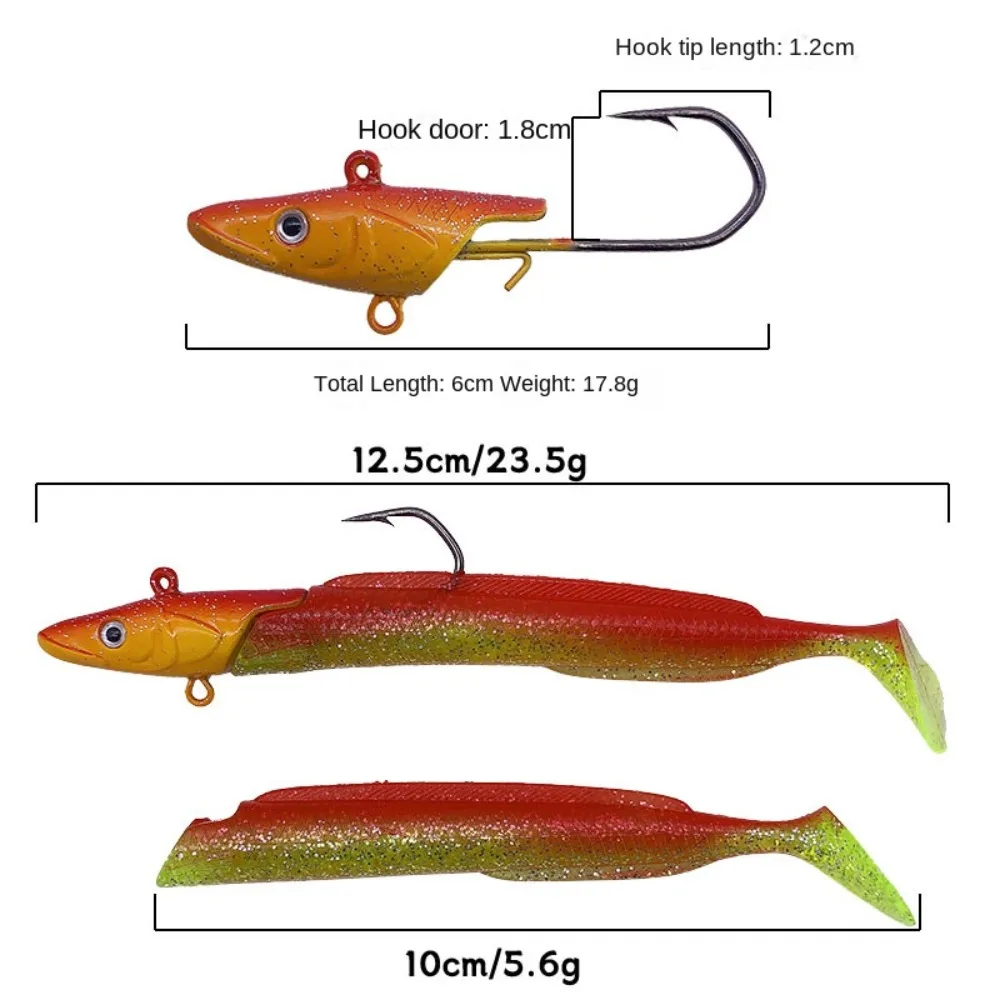 2024 приманка в виде рыбьего угря из углеродистой стали перья скумбрии треска