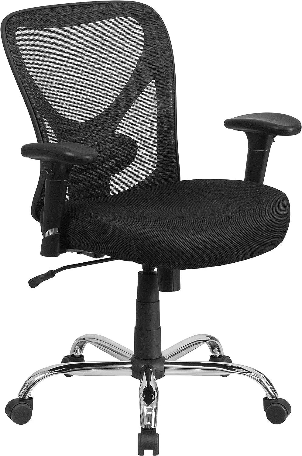 

& Tall Office Chair | Adjustable Height Mesh Swivel Office Chair with Wheels