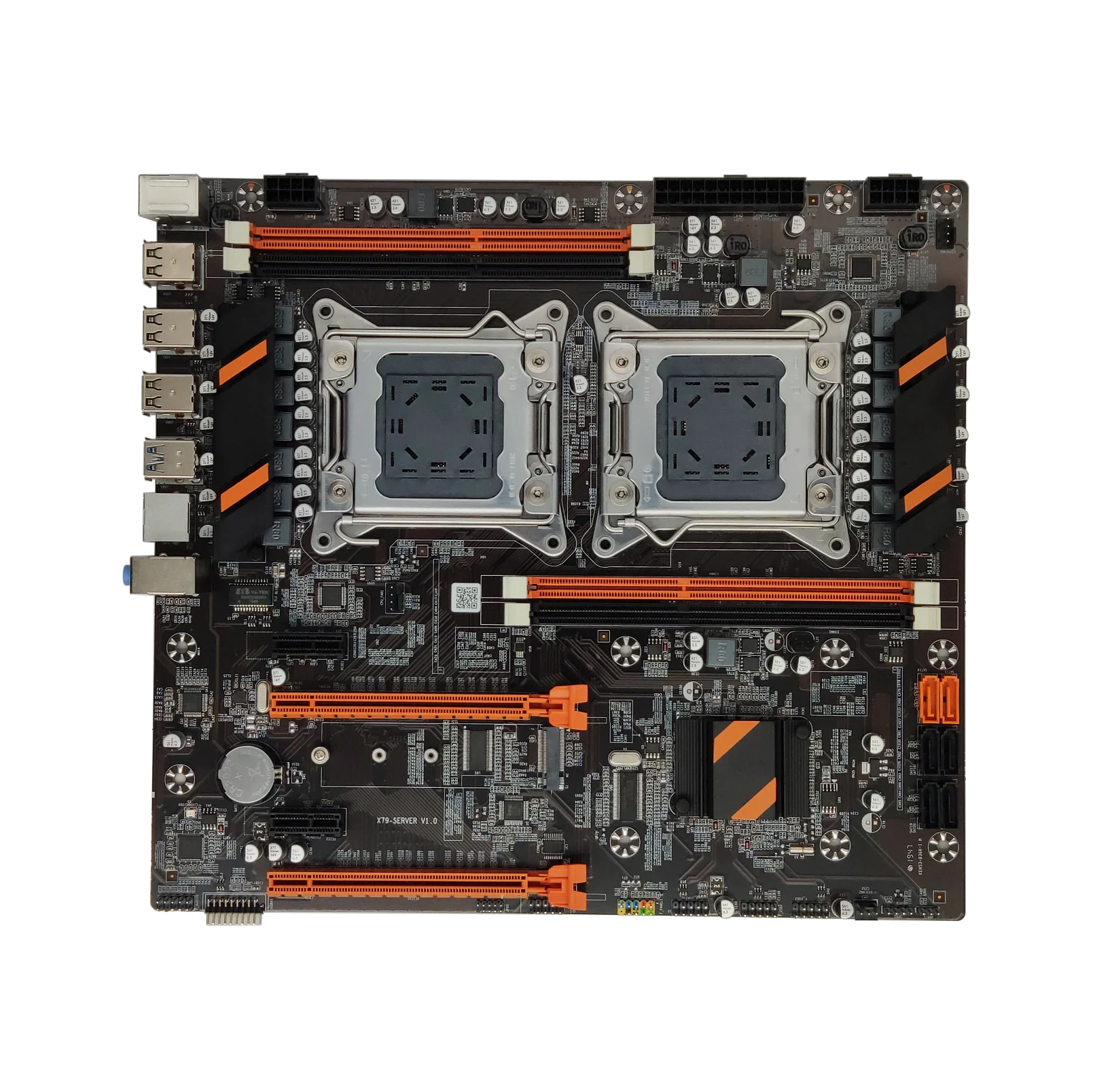 

x79 motherboard x79 server motherboard new X79 Dual CPU Motherboard LGA 2011 with 4 DDR3 REG ECC