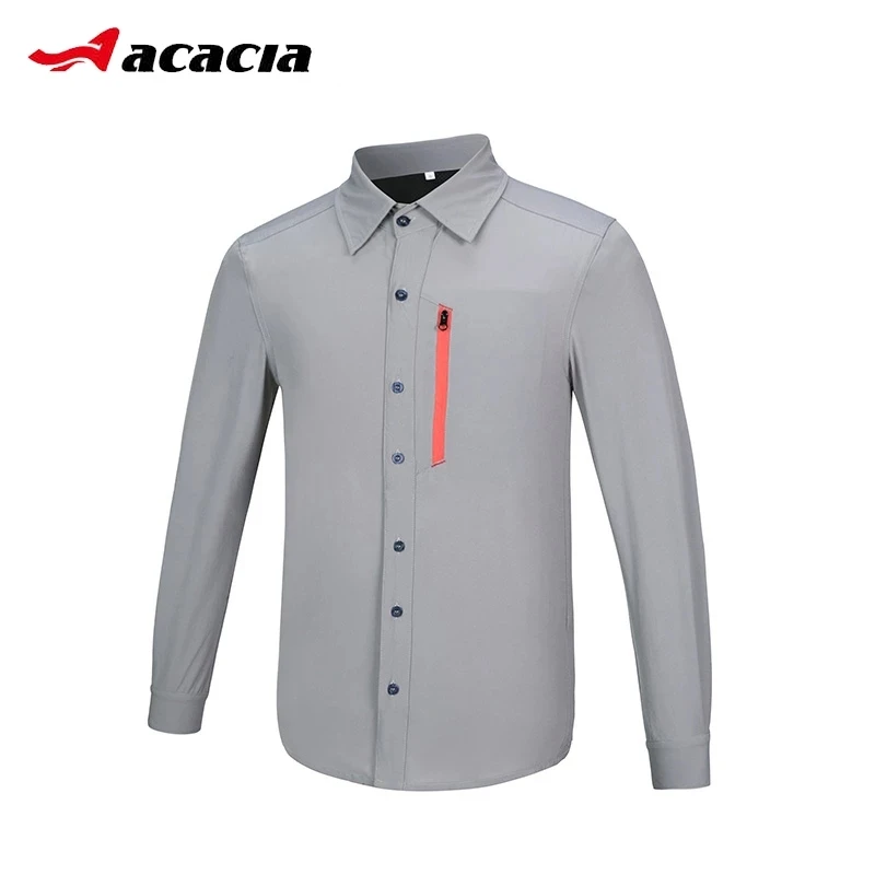 

ACACIA Cycling Jerseys Spring Summer Men Bicycle Bike Full Sleeve Shirt Anti-Wrinkle Breathable Cycling Tops Bike Wear Clothing