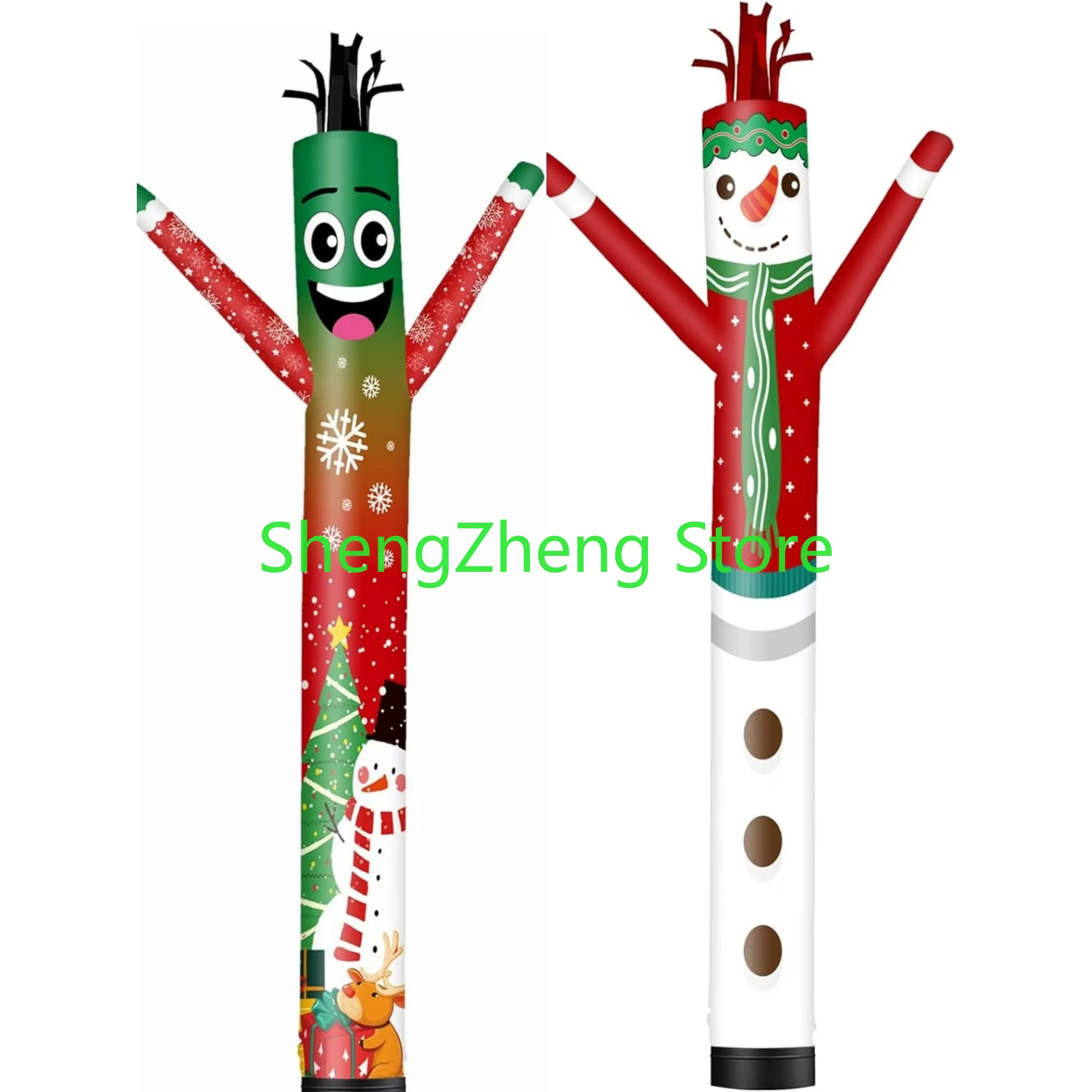 1 шт. 20 футов высокий снежинка/снеговик надувная трубка мужской дурацкий