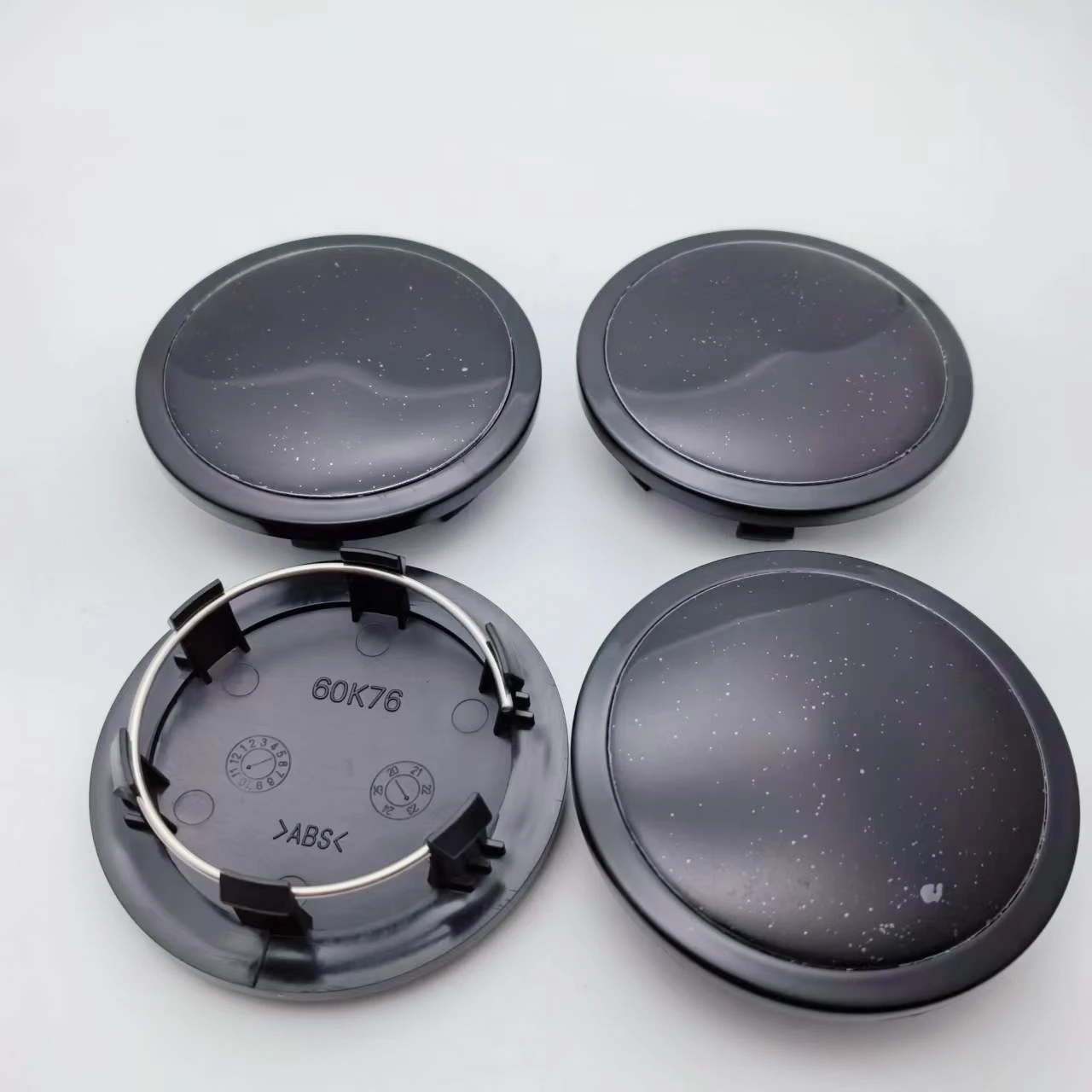 

4 шт. ABS 76 мм (60 мм ввода) колпаки для колес автомобиля с черной/серебряной эмблемой и логотипом, аксессуары для стайлинга для Porsche, колпаки обода, крышка