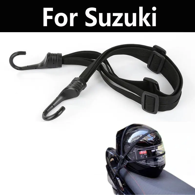 

Motorcycles Helmet Luggage Elastic Rope Strap For Suzuki GSX 1100SE 1400 250E 750E 750F GSF 1200 1200S 1200SZ