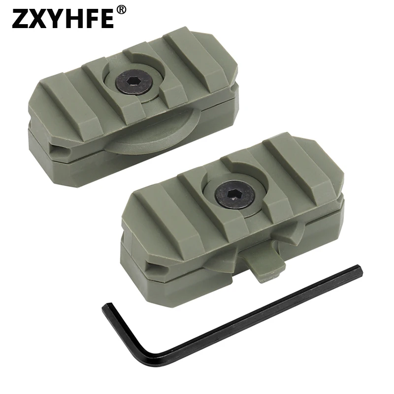

ZXYHFE Tactical Helmet ARC Rotatable Linear Guide Rail 19mm CS Wargame Fast Accessory Airsoft Hunting Paintball Sports Equipment