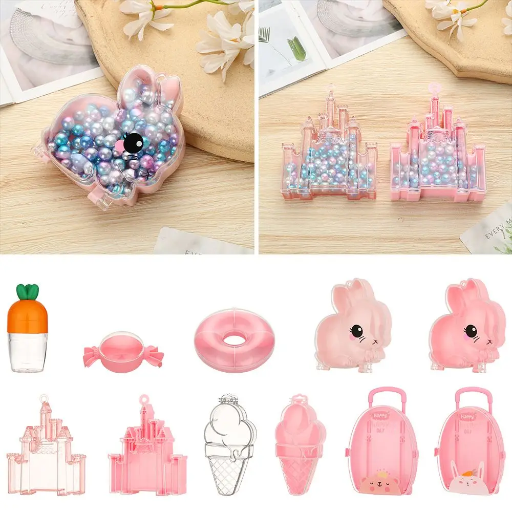 

Carrot Candy Box Storage Case Rabbit Casket Supplies DIY Easter Decor Plastic Earrings Collection Gift Jewelry Accessories