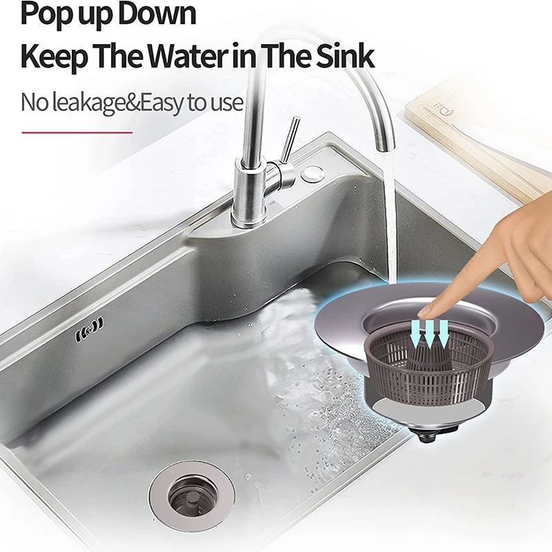 

Bathroom Stainless Steel Sink Hair Catcher Strainer Water Filter Plug Kitchen Sink Accessories Kitchen Waste Filter Screen New