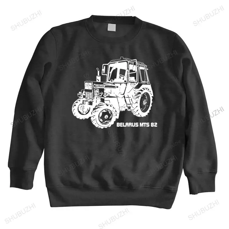 Мужская толстовка с круглым вырезом мужская осенняя черная капюшоном Belarus Mts