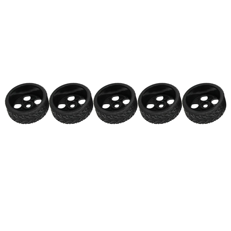 

4Pcs RC Buggy Off Flat Run Tires 100MM Rubber Tyre Plastic Wheel Rim Hex Adapter 17MM For 1/8 RC Car Accessories