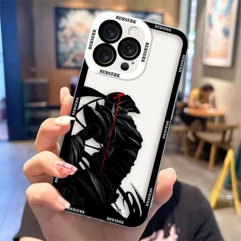 Фото Прозрачный чехол для телефона Infinix TECNO POVA 2 4 3 5 SMART 6 7 8 NOTE 10 11 12 30I 50 CAMON 20 30 40 Cover Hot Blood B-Berserk G-Guts №5