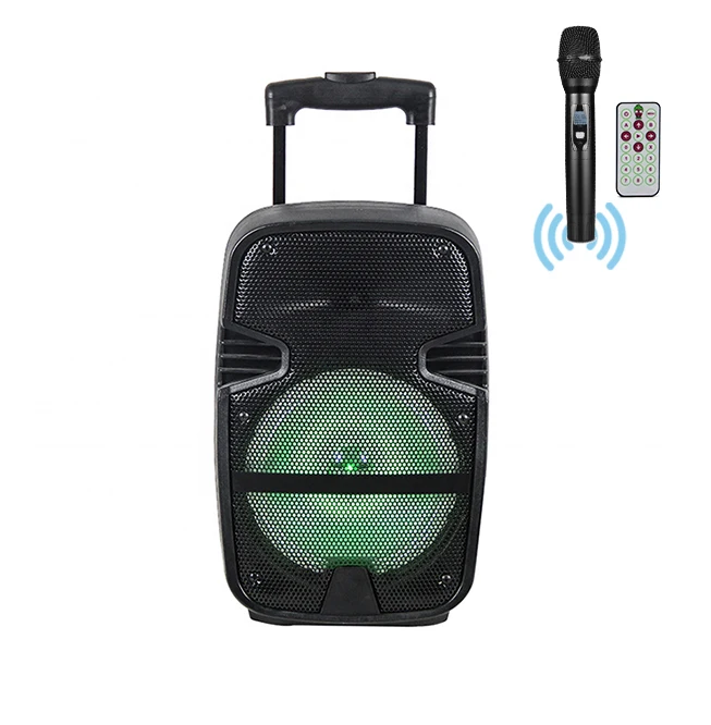 

Single 15 Inch Mobile Trolley Portable Speaker High-power Bluetooth Speaker Square Dance Plastic Audio Amplifiers