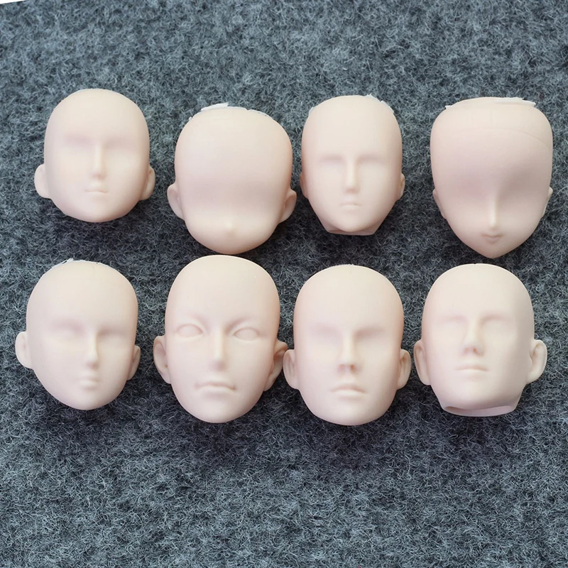 

Obitsu27 No Makeup and No Hair Head OB Prime Head Female/male Head Carving Practice Diy Makeup Head