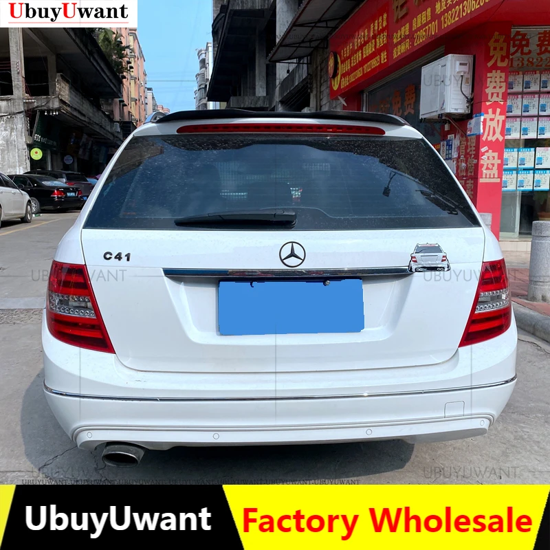 

Высококачественный спойлер на крышу автомобиля из АБС-пластика для W204 Wagon Mercedes Benz W204 C200 C300 C63 2007-2014