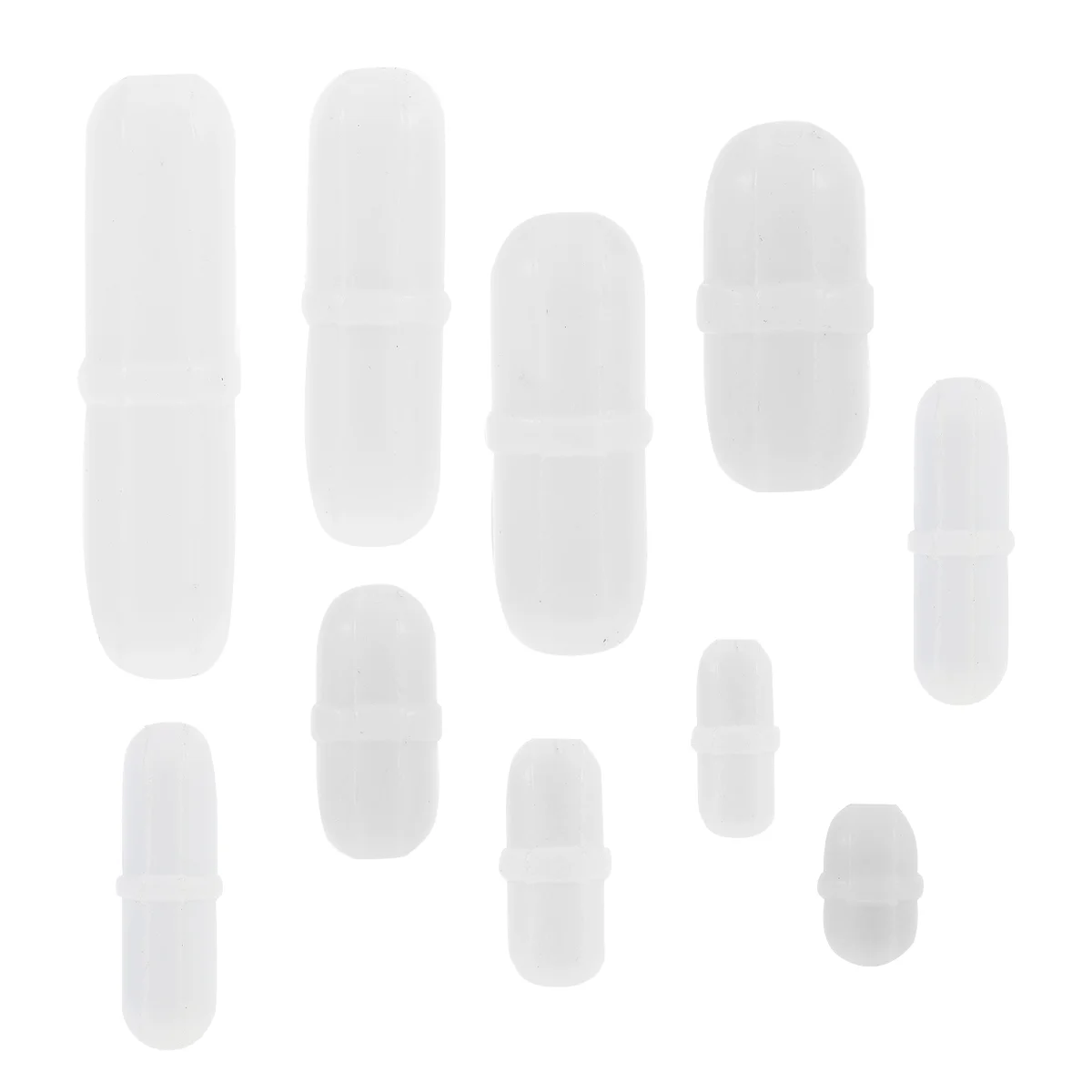 

10 Pcs Preservative Magnetic Stirrer White Magnets Mixing Sticks PTFE Laboratory Accessories Agitador Chemical