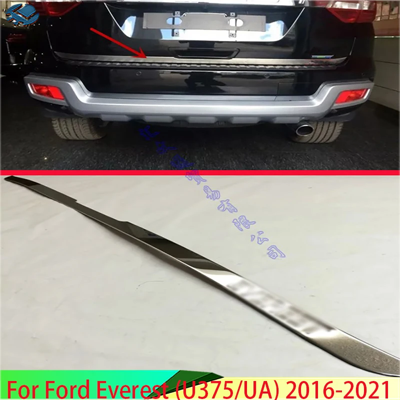 

Автомобильные аксессуары для Ford Everest (U375/мкА 2016-2021, задние ворота из нержавеющей стали, крышка двери, накладка, задний багажник, молдинг, обод...